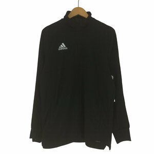 adidas(アディダス) パフォーマンス ロゴ プリント 3ストライプ ハーフジップ トラックジャケット 中古 古着 1004