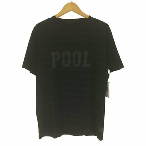 POOL(プール) ロゴ プリント ボーダー S/S Tシャツ メンズ JPN：M 中古 古着 0253