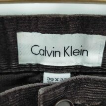 CALVIN KLEIN(カルバンクライン) 細畝コーデュロイパンツ メンズ 30/32 中古 古着 0311_画像6