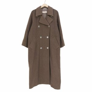 MAXMARA(マックスマーラ) イタリア製 白タグ pure cashmere カシミヤ100% ダブル 中古 古着 0432