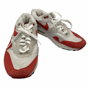 NIKE(ナイキ) AIR MAX 1 OG WHITE/UNIVERSITY RED-NEUTRAL G 中古 古着 0628