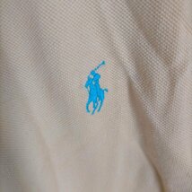 POLO RALPH LAUREN(ポロラルフローレン) ポニー刺しゅう鹿の子ポロシャツ メンズ JPN： 中古 古着 0843_画像4