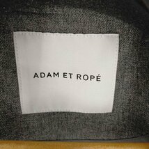 Adam et Rope(アダムエロペ) ポリエステルサージシャツコート メンズ import：M 中古 古着 0224_画像6