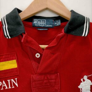 Polo by RALPH LAUREN(ポロバイラルフローレン) ビッグポニー刺繍 SPAIN ポロシャ 中古 古着 0230の画像3