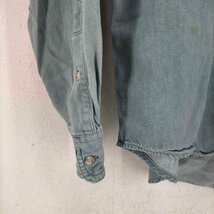 Eddie Bauer(エディーバウアー) 黒タグ後期 フラップポケット BDシャツ メンズ import 中古 古着 0502_画像4