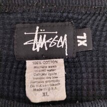 Stussy(ステューシー) 80s 黒タグ USA製 フロントロゴサーマルTシャツ メンズ import 中古 古着 0702_画像6