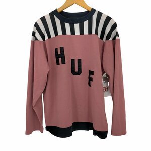 HUF(ハフ) AGGRO FOOTBALL TEE レディース import：XL 中古 古着 0803