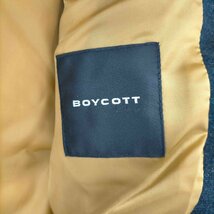 BOYCOTT(ボイコット) ウール混 ダウンベスト メンズ 3 中古 古着 0805_画像6