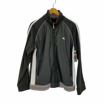 BURBERRY BLACK LABEL(バーバリーブラックレーベル) 素材切替トラックジャケット メンズ 中古 古着 0822_画像1