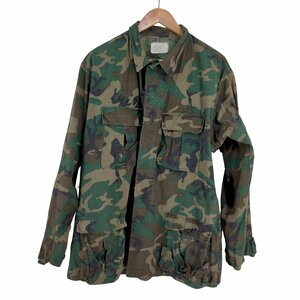 USMC(フルギ) 77年会計 LCリーフ リップストップポプリン BDU ジャケット メンズ M-R 中古 古着 0305