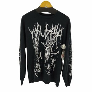 GILDAN(ギルダン) デザインプリント L/S TEE メンズ import：L 中古 古着 0422