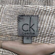 ck Calvin Klein(シーケーカルバンクライン) グレンチェック柄パンツ メンズ JPN：4 中古 古着 0603_画像6