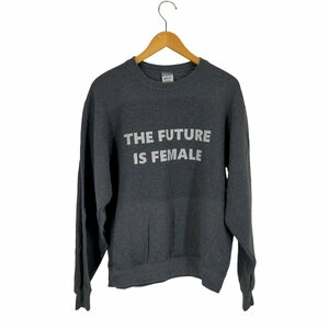 JERZEES(ジャージーズ) フロントメッセージプリントスウェット THE FUTURE IS FEMA 中古 古着 0646