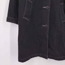 Denim&Co(デニムアンドコー) ブラックデニムコート メンズ import：M 中古 古着 0547_画像4