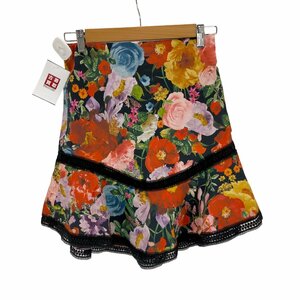 alice olivia(アリスオリビア) フラワーカットワークスカート レディース 4 中古 古着 0842