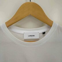 LARDINI(ラルディー二) フロントロゴ クルーネックTシャツ メンズ JPN：S 中古 古着 1122_画像3