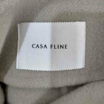 CASA FLINE(カーサフライン) ストール付きダブルブレストロングコート レディース FREE 中古 古着 0423_画像6