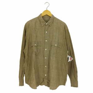 PORTER CLASSIC(ポータークラシック) ROLL UP LINEN CHECK SHIRT ロ 中古 古着 0947