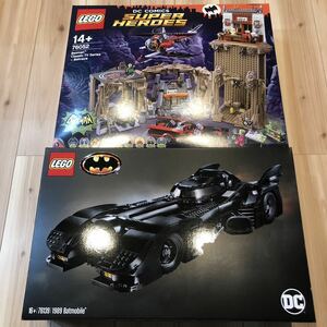 新品未開封 レゴLEGO 76139 76052バットマン 1989 バットモービル バットケイブ 2点セット