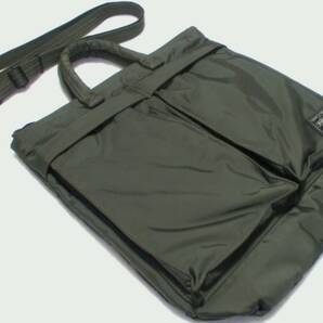 ★未使用品★即決送料無料★吉田カバン HEAD PORTERヘッドポーター OLIVE DRABオリーブドラブ/2WAY HELMETBAG(2WAYヘルメットバッグ) 完売の画像5