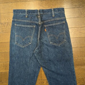 60年代 70年代 levi's 646 BIG E デニムパンツ 60-70's リーバイス レア 刺繍 ビッグEの画像9