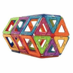 マグネットブロック 50ピース ブロック 知育玩具 モンテッソーリ 子供 祝いの画像3