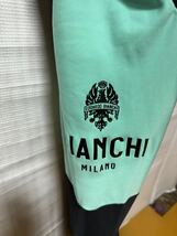 Bianchi　ビアンキ　Bianchi Mirano ビアンキミラノ 裏起毛 ビブタイツ XL ブラック /チェレステ　中古美品_画像4