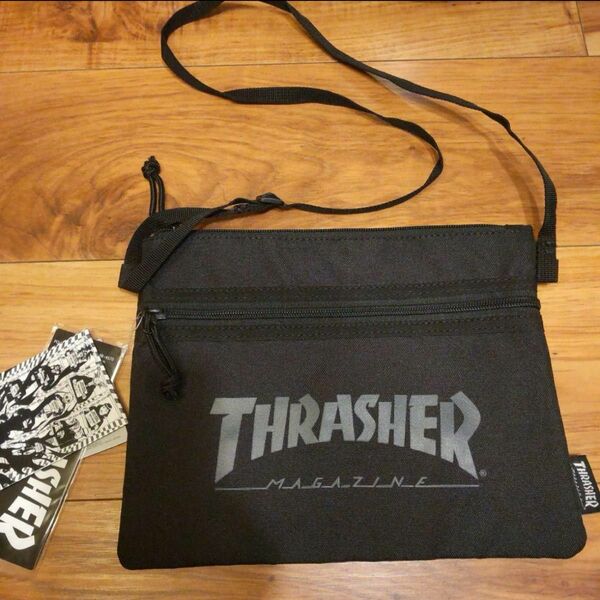 新品 THRASHER ショルダーバッグ