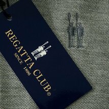 新品 レガッタクラブ 春夏 鹿の子 ジャージー 長袖 ポロシャツ LL 灰 【RCL-001_GA】 REGATTA CLUB シャツ メンズ ロゴ刺繍 ゴルフ_画像8