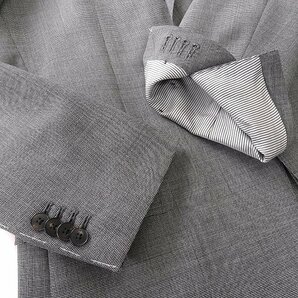 新品 スーツカンパニー 春夏 カノニコ ピンヘッド スーツ AB5(幅広M) 白黒 【J56249】 170-4D イタリア CANONICO 段返り サマー ウールの画像5