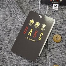 新品 ダックス ポケット 切替 ヘンリーネック カットソー M 灰 【I54136】 DAKS LONDON メンズ Tシャツ ロンT プルオーバー チェック_画像9