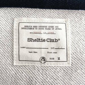 新品 シェルティークラブ 24SS 裏毛 スウェット ジップアップ パーカー M 灰 【SH1441107_97】 Sheltie Club メンズ コットンの画像10