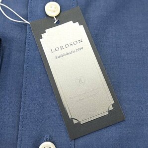 新品 ロードソン EASY CARE ボタンダウン ドレス シャツ 43-84(LL) 青 【I42479】 春夏 メンズ LORDSON シャンブレー 長袖 コットンの画像7