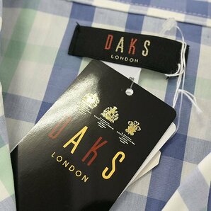 新品 ダックス 日本製 春夏 コットン チェック柄 セットアップ パジャマ L 青 緑 白 【J45062】 メンズ DAKS LONDON シャツ パンツの画像10