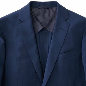 新品 スーツカンパニー 春夏 カノニコ SUPERSONIC ストレッチ スーツ A6(L) 青 紺 【J52334】 175-6D イタリア CANONICO サマー ウールの画像4