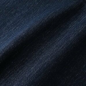 新品 クリスチャンオラーニ デニムライク ストレッチ スラックス 85(XL) 紺 【P29984】 CHRISTIAN ORANI メンズ 折り目加工 洗濯可の画像6
