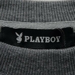 新品 プレイボーイ 裏毛 刺繍 スウェット M 【33054_98】 PLAYBOY メンズ クルーネック トレーナー スエット プルオーバーの画像9