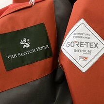 新品 6.1万 スコッチハウス 80周年記念 GORE-TEX ハリントン ジャケット L オレンジ 【J44062】 メンズ HADRIAN ブルゾン スウィングトップ_画像10