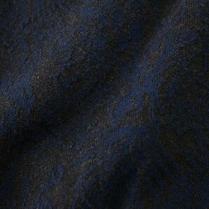 新品 5.3万 エポカウォモ 国産素材 ジャガード ジャージー ジャケット 48(L) 紺 【J53778】 春夏 メンズ EPOCA UOMO コットン サマーの画像8