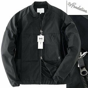  new goods 23Fondation 23 district Golf LIMONTA EAST water-repellent stretch blouson M black [J60150] men's Onward 23 district GOLF jacket Limo nta