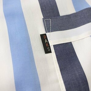 新品 ダックス 日本製 春夏 コットン ストライプ セットアップ パジャマ LL 青 紺 白 【J52026】 メンズ DAKS LONDON シャツ パンツの画像9