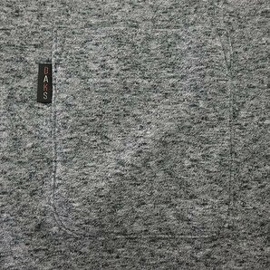 新品 ダックス 日本製 スムース ジャージー レイズドネック カットソー L 灰 【I45651】 DAKS LONDON メンズ チェック ロンT Tシャツ 春夏の画像5