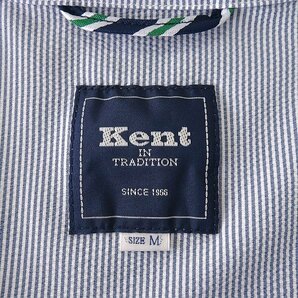 新品 ケントイントラディション 春夏 シアサッカー スイングトップ ブルゾン M 白紺 【J48354】 Kent IN TRADITION ハリントン ジャケットの画像10