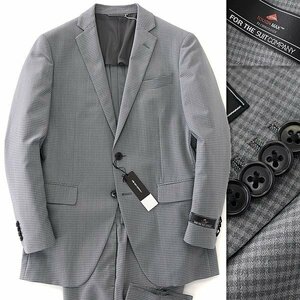  new goods suit Company spring summer TOUGH MAX stretch check suit AB5( wide width M) ash [J58136] 170-4D COMMUTECH dry mesh summer 