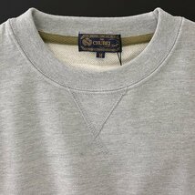 新品 チュウベイ 24SS ハリネズミ 刺繍 2P スウェット トレーナー M 灰 【CH1441125_97】 春夏 メンズ CHUBEI クルーネック ポケット 丸首_画像4