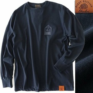  новый товар CHUBEIchuu Bay 2024 год весна лето LOOSE FI T-back карман футболка с длинным рукавом M темно-синий [CH1441131_79] мужской cut and sewn еж 