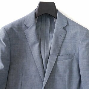 新品 スーツカンパニー SOLOTEX DRY サマー ウール スーツ A6(L) 白青 【J45918】 NR05 175-6D THE SUIT COMPANY メンズ セットアップの画像4