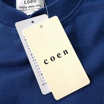 新品 UNITED ARROWS コーエン 裏毛 クルーネック スウェット L 紺 【I57740】 メンズ coen トレーナー 刺繍 トレーナー プルオーバー_画像8