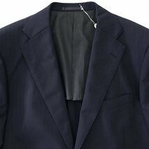 新品 クリスチャンオラーニ ストレッチ ストライプ 2パンツ スーツ AB10(幅広5L) 紺 【J49979】 春夏 メンズ CHRISTIAN ORANI サマー_画像4