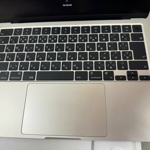 ほぼ新品 アップル Apple MacBook Air 13インチ Apple M3チップ（8コアCPU/8コアGPU）/SSD 256GB/メモリ 8GB/スターライト [MRXT3J/A]の画像9